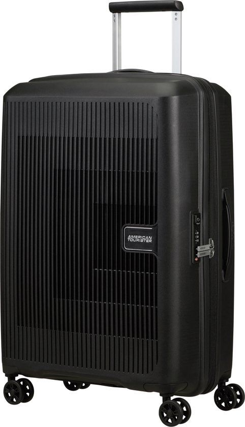 American Tourister Aerostep Spinner 67/24 uitbreidbaar Black