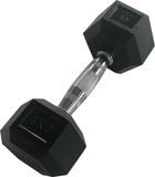 Sveltus Dumbbell Hexagonal 4 Kg Zwart Rubber