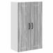 vidaXL Wandkast PORTO Grijs Sonoma 60 x 31 x 100 cm Bewerkt hout