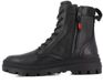 Palladium Pallagrade Officer 99524 - 008 Black Veterboots Dames Leer Zwart