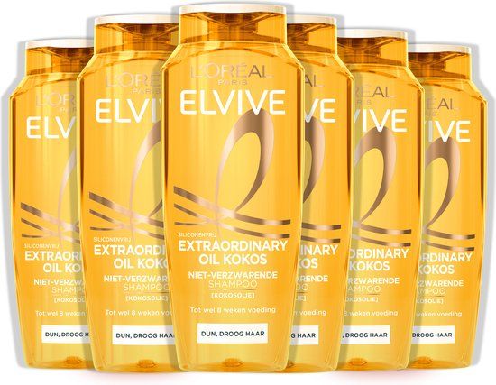 L'Oréal Paris Elvive Extraordinary Oil Kokos Shampoo - 6x 250ML