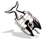 H2 H2 5060082280016 De originele Fish kurkentrekker
