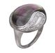 Orphelia Alvina Damesring, 925 sterling zilver, zirkonia, parelmoer, Zirkonia