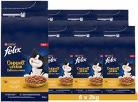 Felix PURINA FELIX Dubbel Lekker Kip Droogvoer (6 x 2kg)