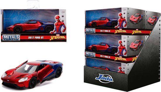 Jada Toys Marvel Spider-Man 2017 Ford GT 1:32 Die-Cast - Action Figure & Vehicle