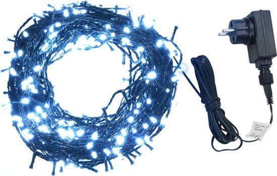 vidaXL Lichtsnoer 2000 LED IP44 Koudwit 200m