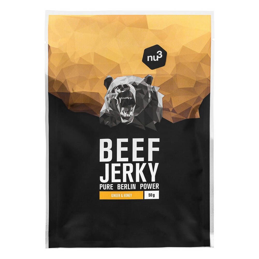 nu3 nu3 Beef Jerky Gember & Honing 50 g