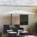 Maison Exclusive - Parasol de jardin, 248,5 x 247,5 x 160 cm, polyester et acier