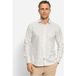 OLYMP Casual Regular Fit Chemise en flanelle blanc, Imprimé