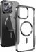 Swissten Hoesje - Geschikt voor iPhone 15 Pro Max - Geschikt voor Magsafe - Metallic - Transparant