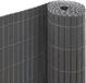 urfence 100x300cm paravent balcon PVC écran d'intimité jardin plastique brise-vent terrasse protection gris