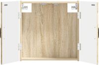 vidaXL Dartbord Kabinet HAARLEM Sonoma Eiken 52,5 x 10,5 x 53,5 cm