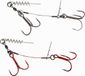 Savage Gear Carbon49 Corkscrew Stinger | 2 stuks