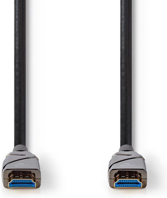 Nedis Actieve Optische HDMI Kabel - 30m - 4K@60Hz - Zwart