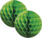 Fest-Dekor Gmbh Boules de Noël en papier - 4x - vert - 10 cm