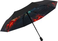 doppler paraplu Modern.Art Magic Printed Pattern Nebula zwart