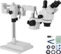 VEVOR 3.5x-90x Trinoculaire Stereo Microscoop met Dubbele Arm Boom Microscoop