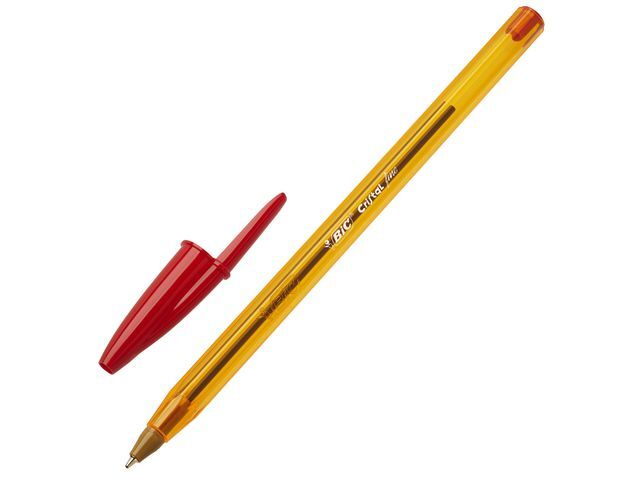 BiC BiC Cristal Fine Balpen Fijne Punt 0,8 mm Rood