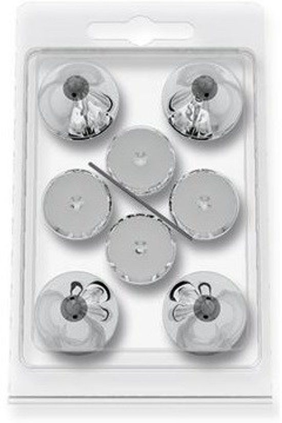 Audio Selection Kegels + Onderlegschijven 36 mm zilver