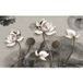 Papier peint panoramique fleurs effet 3D