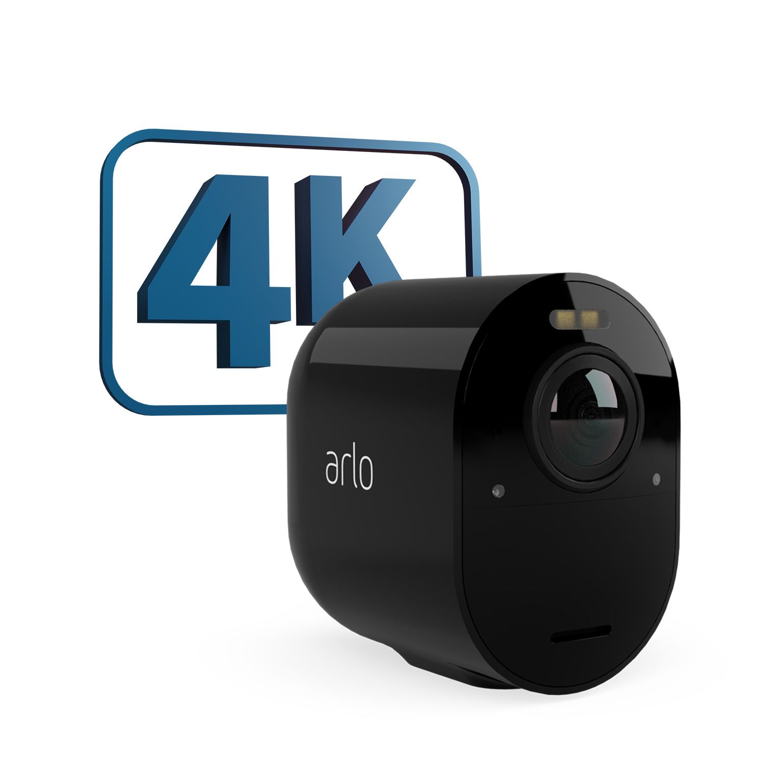 Arlo Ultra 2 - 4K UHD WiFi Beveiligingscamera - Binnen & Buiten - 180° - Nachtzicht - Zwart