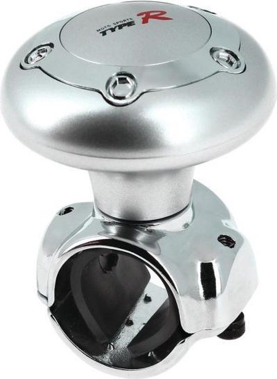 Car Plus Stuurknop Type R Universeel Chroom/Zilver