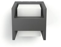Philips Arbour LED Wandlamp, Anthraciet, Warm wit licht, IP44, Smal