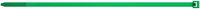 Fischer 100x kabelbinders GBN 2,5 x 200 mm groen - 543926
