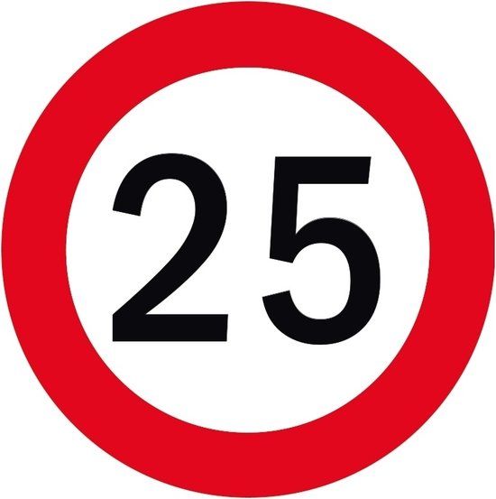 Bellatio Decorations 25 jaar versiering onderzetters/bierviltjes - 75 stuks - 25 jaar verjaardag feestartikelen