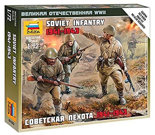 Zvezda – Z6103 – modelbouw – infanterie Sovjet-Unie 1941 – schaal 1: 72