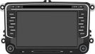 Awesafe VW 7-inch autoradio met CD-speler, navigatie, Bluetooth, GPS en DAB+
