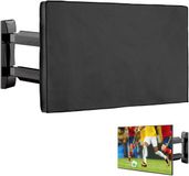 kwmobile TV hoes voor buiten - Compatibel met 32" TV - Outdoor beschermhoes voor televisie - In zwart