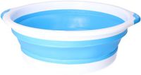Benson Afwasteiltje - Opvouwbaar - Blauw/Wit - D30 cm