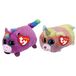 TY - Knuffel - Teeny s - Rosette Unicorn & Heather Cat - Multi