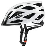 uvex i-vo - lichte allround helm voor dames en heren - individueel verstelbare pasvorm - uitbreidbaar met LED-verlichting - white - 56-60 cm