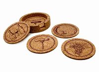 Vin Bouquet FIA 315 onderzetters set kurk antislip accessoires tafel