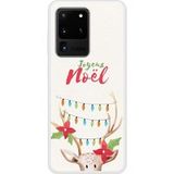 Samsung Galaxy S20 Ultra Beschermende siliconen case met lichtgevend rendier