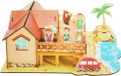 Maison de plage puzzle 3D en bois, à construire soi-même