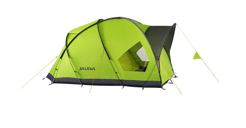 SALEWA Alpine Hut IV Tent - Groen/Grijs - 4-Persoons - 2023