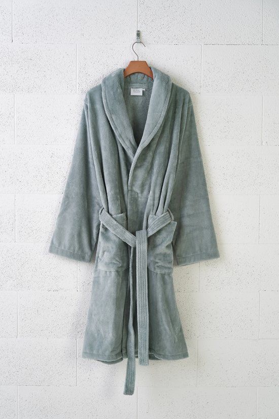 Casilin Teddy - Super Zachte Badjas - L - Sea green