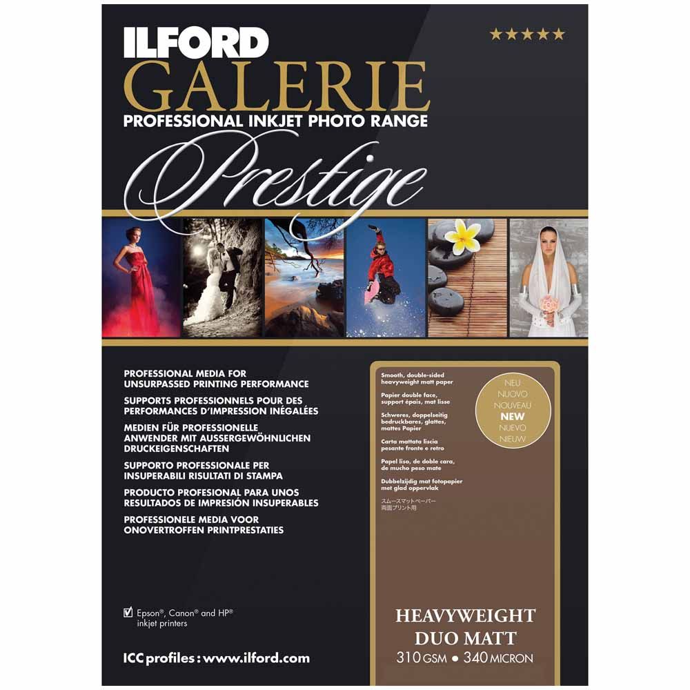 ILFORD Galerie Prestige Heavyweight Duo Matt 310g A3+ 25 vel