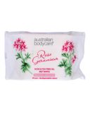 Australian Bodycare Lingettes humides Rose & Tea Tree Oil (U) 24 pièces.