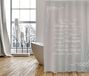 MSV Cotexsa Douchegordijn, antischimmel textiel, antibacterieel, wasbaar, 100% waterdicht, met 12 douchegordijnringen, polyester, "Grasse", taupe, 180 x 200 cm, Made in Spain