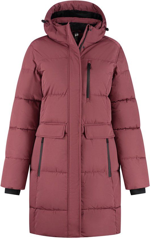 Kjelvik Marley Dames Outdoorjas - Bordeauxrood - Maat 44 - Herfst/Winter 2025