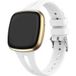 Fitbit Bracelet silicone de luxe (blanc)