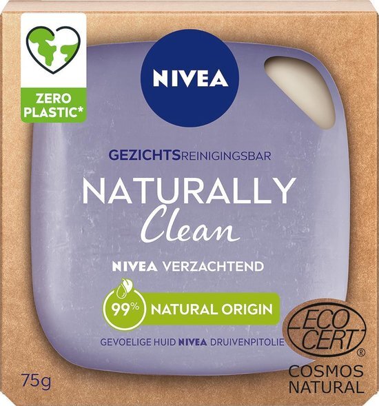 Nivea Naturally Clean Verzachtende Reinigingsbar