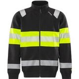 Fristads High Vis Sweatshirt Jacket KL 1 7531 GKC Men's XL High Vis Yellow/Black
