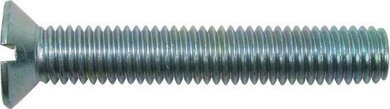 Hoenderdaal Fasteners HOENDERDAAL Metaalschroef rvs A2 pk M6x40mm DIN963 (doos a 100 stuks)
