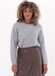 Selected Femme SELECTED WOMEN Lulu Ls Knit O-neck B Trui - Lichtgrijs - Maat M