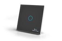 MCO Home Smart Touch Panel schakelaar, relaisschakelaar, 1-kanaal, zwart, MH-S411